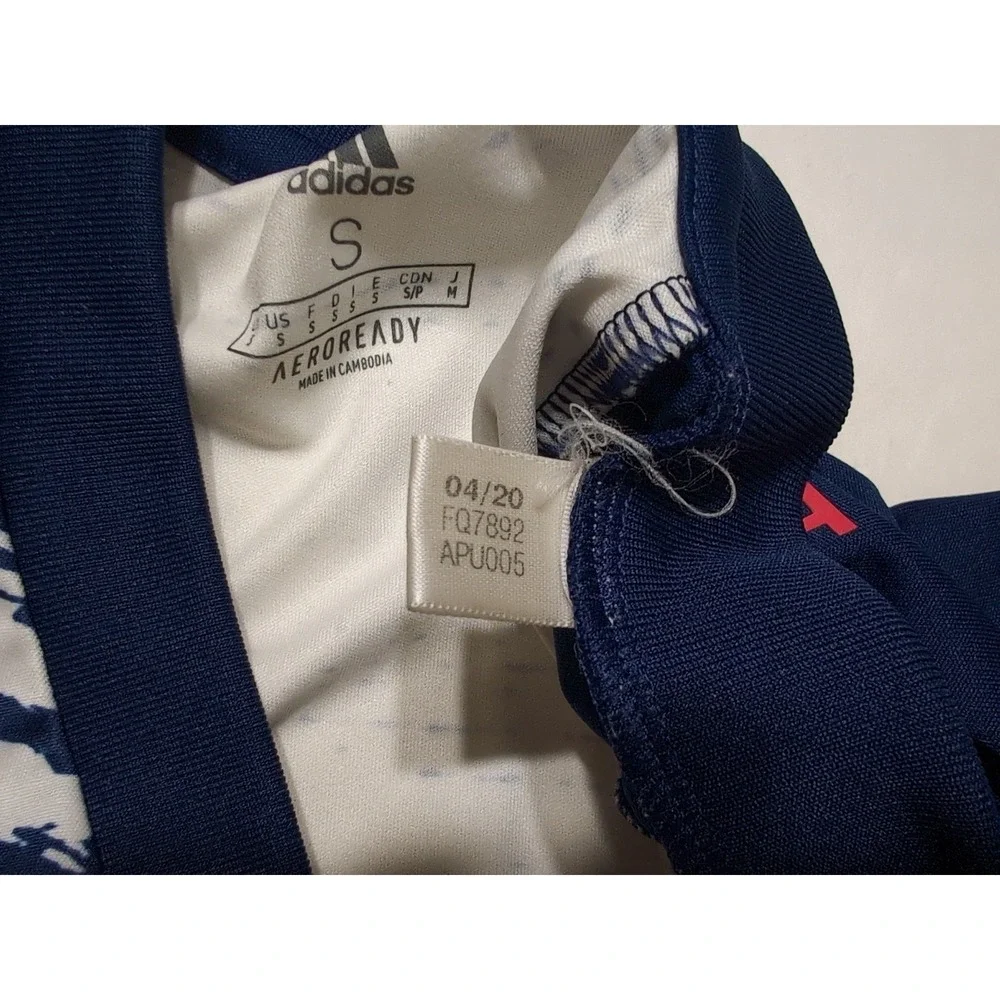ADIDAS Real Madrid Pre-Match Soccer Football Jersey 2020 FQ7892 Blue Small S